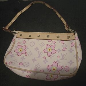 Louis Vuitton Pink Floral Women's Bag